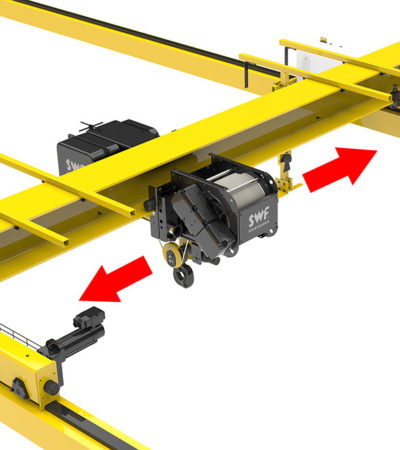 Paranco e kit per gru SWF BlackLine con inverter sul carrello